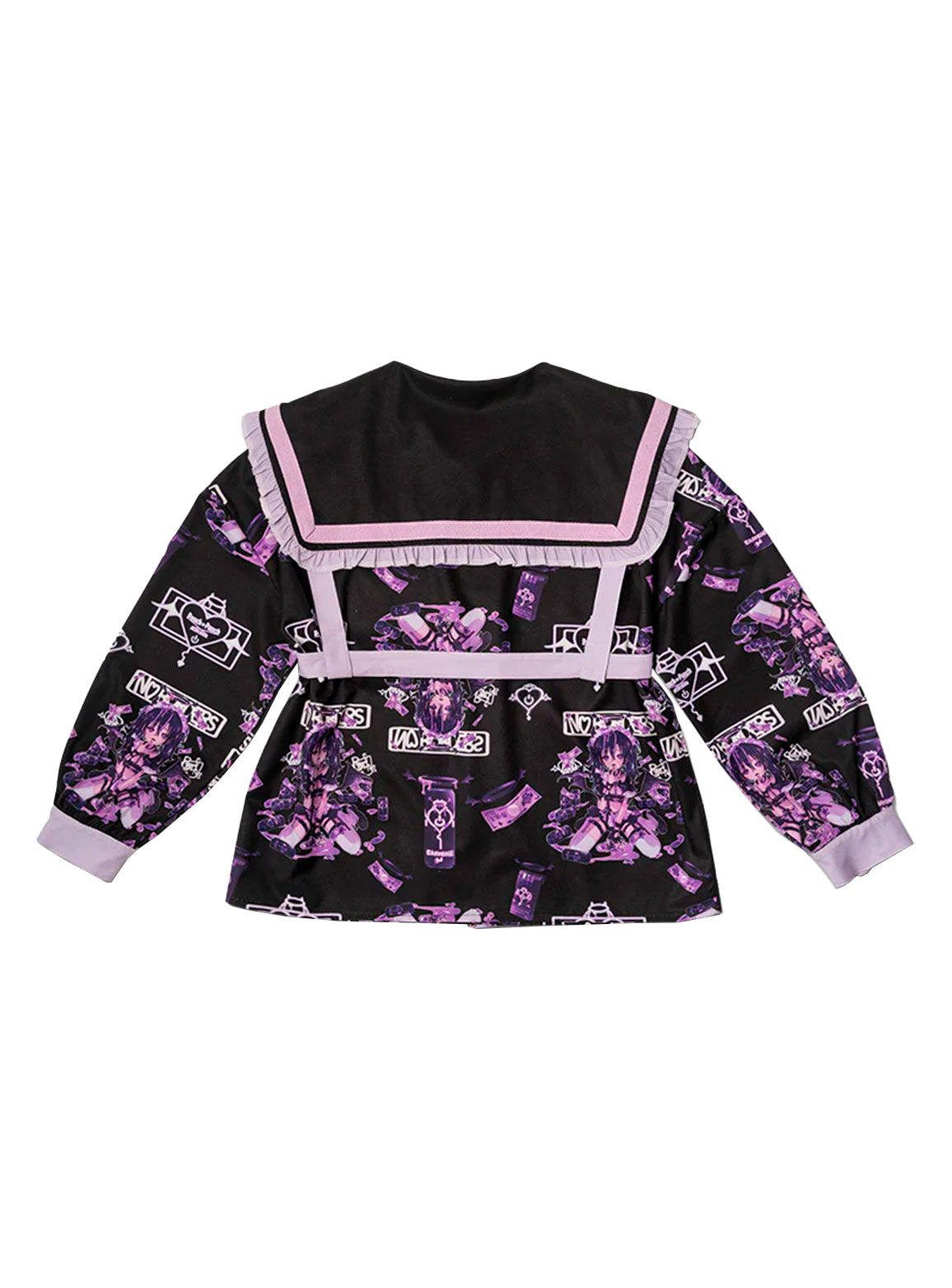 Blusa negra Peach☆Punch - ACDC RAG - Imagen 2