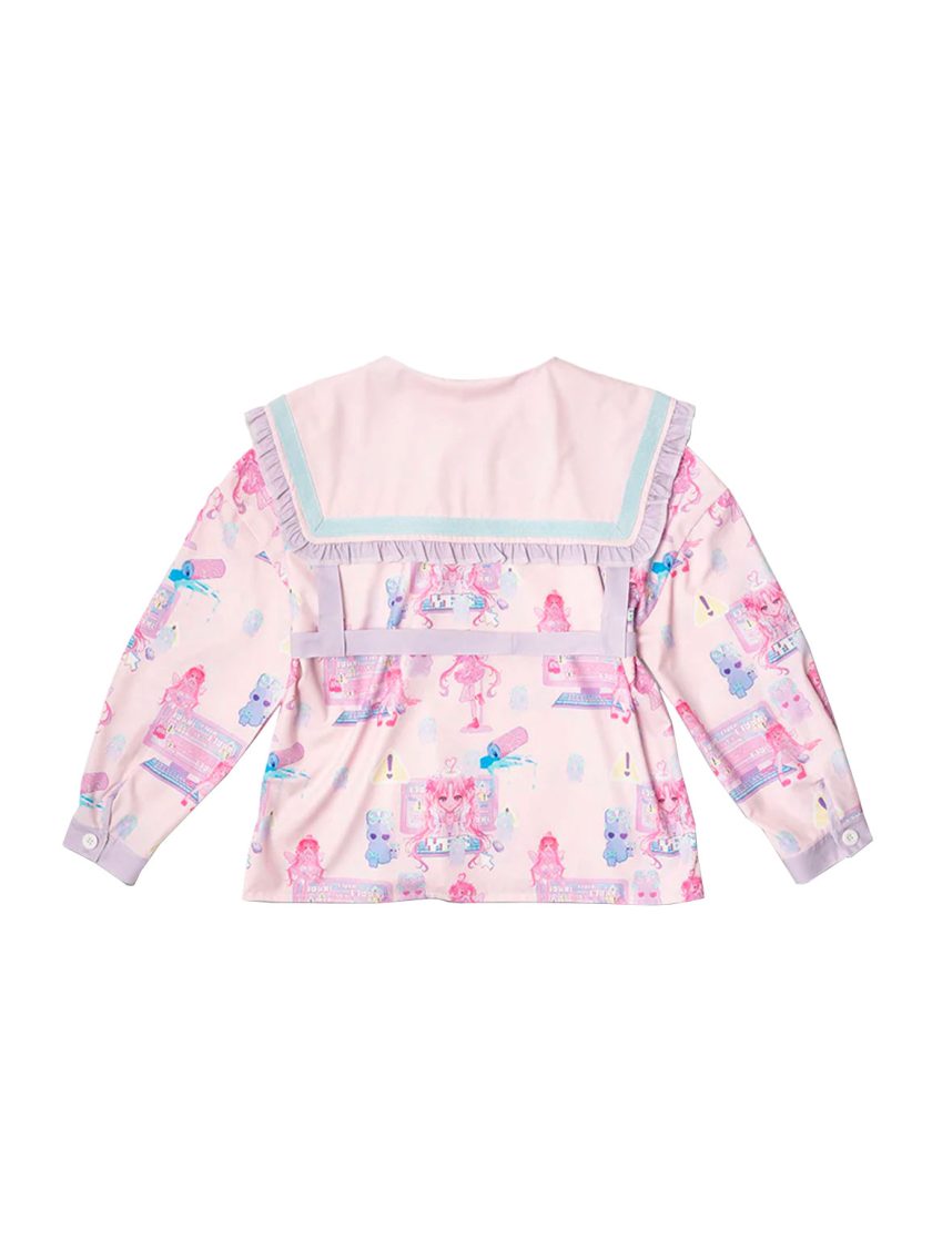 Blusa rosa Peach☆Punch - ACDC RAG - Imagen 2