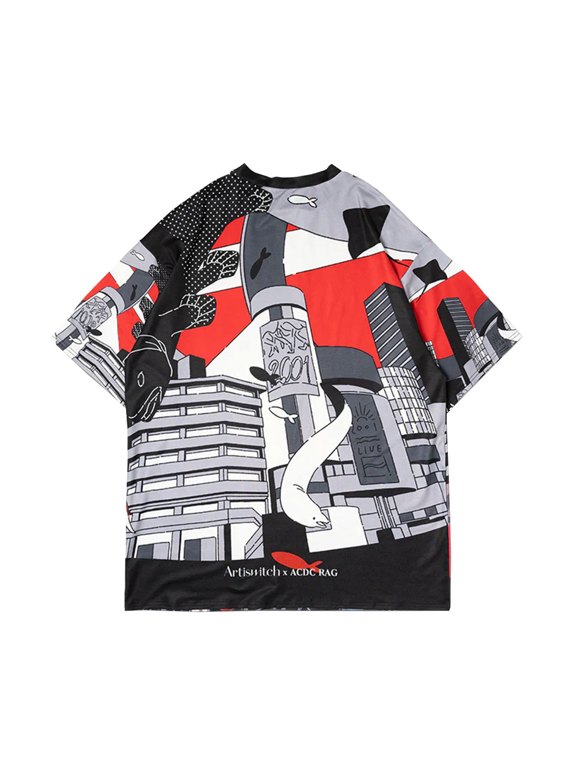 Camisa Oversize Artistswitch-ACDC RAG - Imagen 2