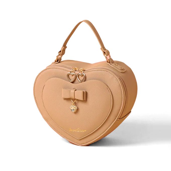 Bolso Corazón 2Ways Beige - Marca Japonesa Secret Door