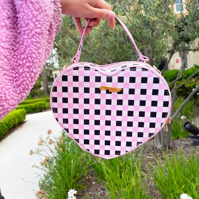 Bolso Vichy Heart - Marca Basura Gang US