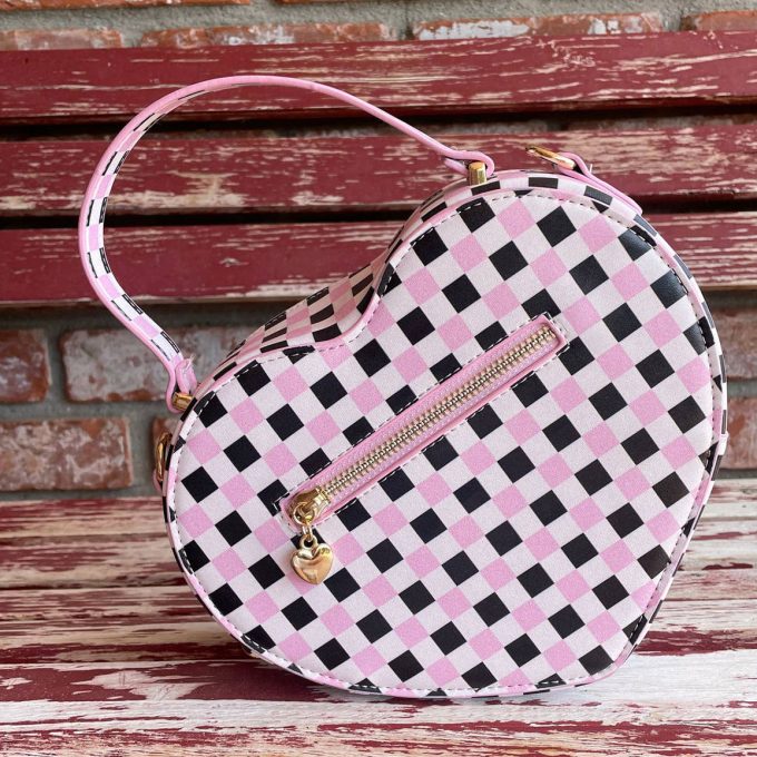 Bolso Vichy Heart - Marca Basura Gang US
