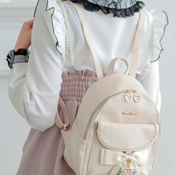 Mini Mochila Japonesa con Cintas