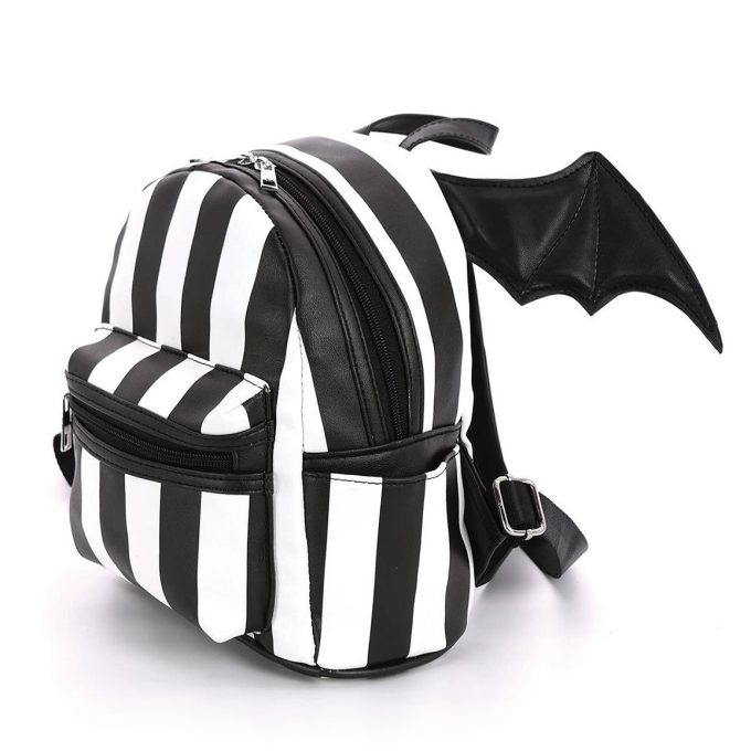 Mini-mochila a rayas Bat Wings