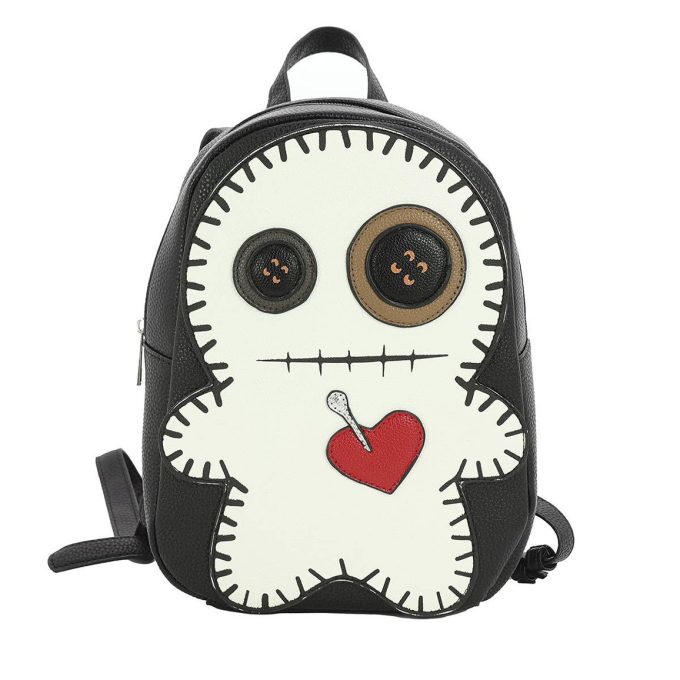 Mini-mochila Voodoo Doll blanca