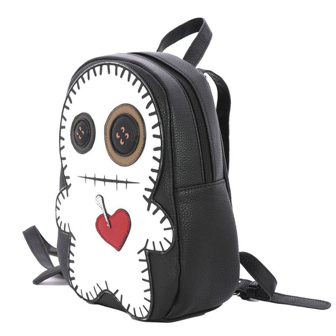 Mini-mochila Voodoo Doll blanca