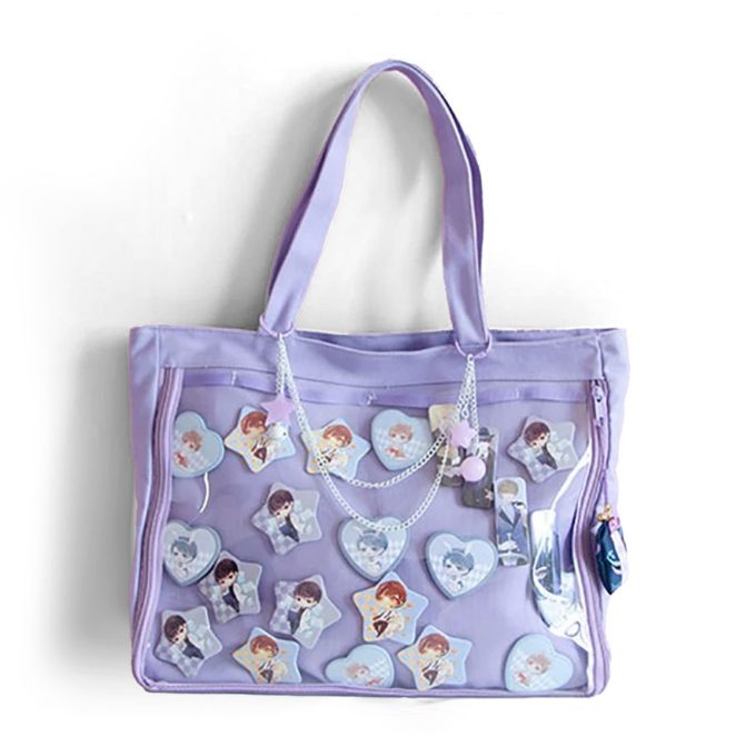 Ita Bag de Lona Estilo Harajuku