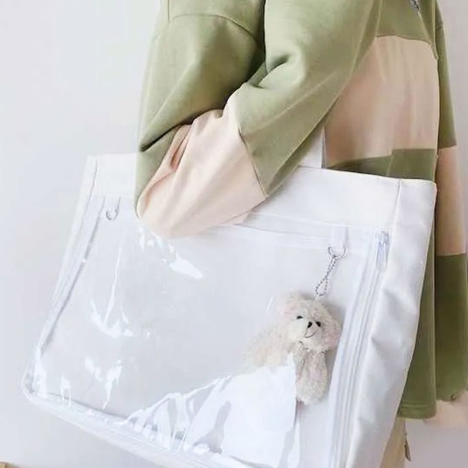 Ita Bag de Lona Estilo Harajuku