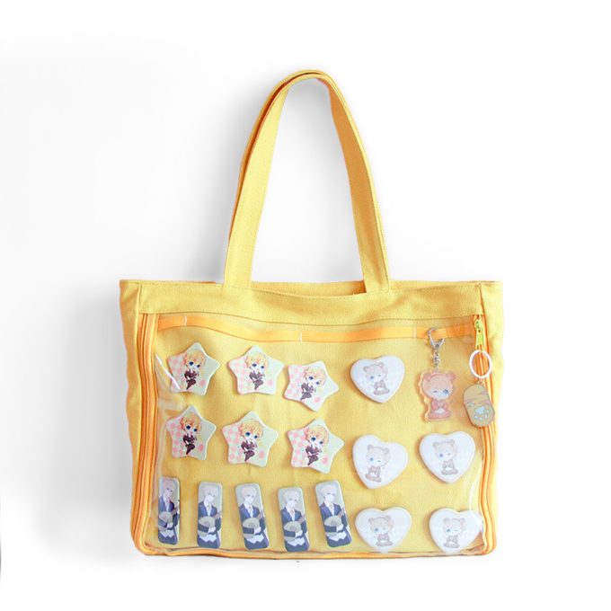 Ita Bag de Lona Estilo Harajuku