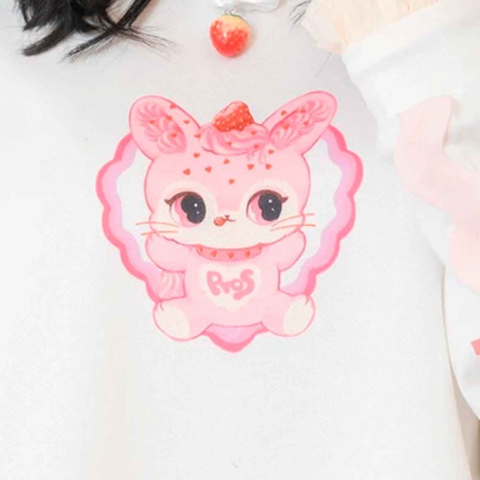 Camiseta Berry Bunny - ACDC RAG Harajuku