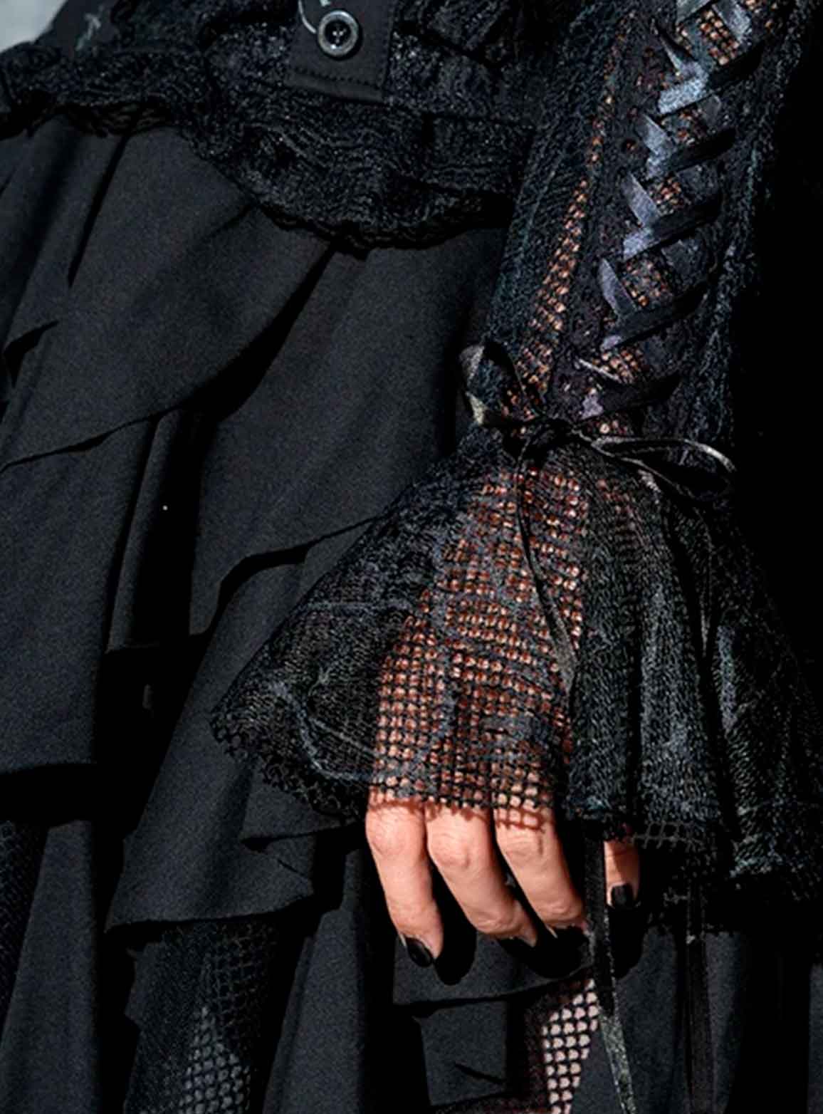 Guantes de encaje Darkness Harajuku - ACDC RAG - Imagen 4