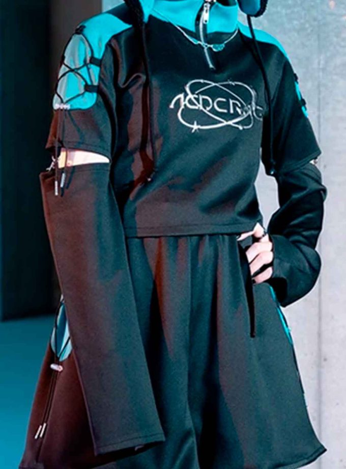 Crop-Top FutureTrip - ACDC RAG Harajuku