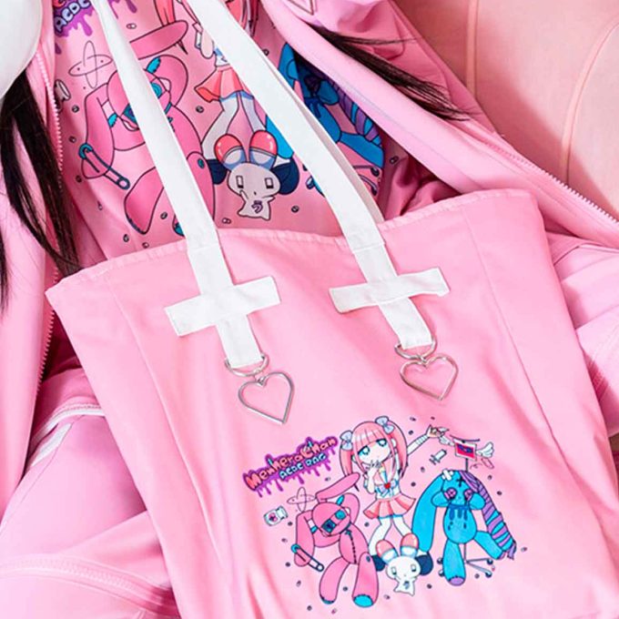 Menhera-chan y Mill Nero Tote Bag - ACDC RAG Harajuku