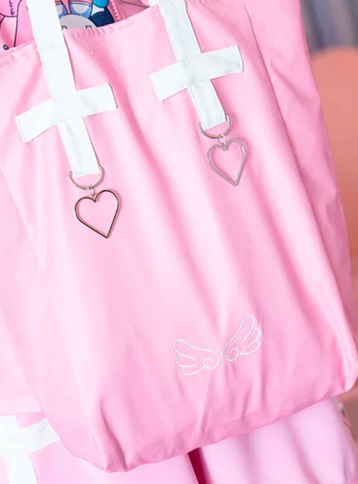 Menhera-chan y Mill Nero Tote Bag - ACDC RAG Harajuku - Imagen 5