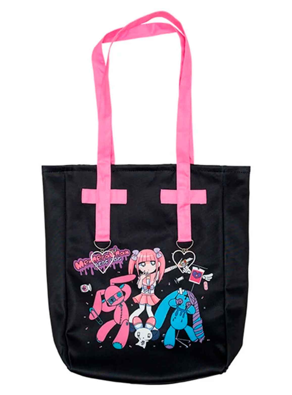Menhera-chan y Mill Nero Tote Bag - ACDC RAG Harajuku - Imagen 6
