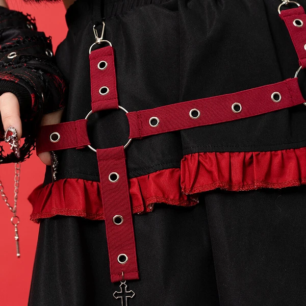 Gothic Anime Angel Skirt - ACDC RAG - Imagen 5