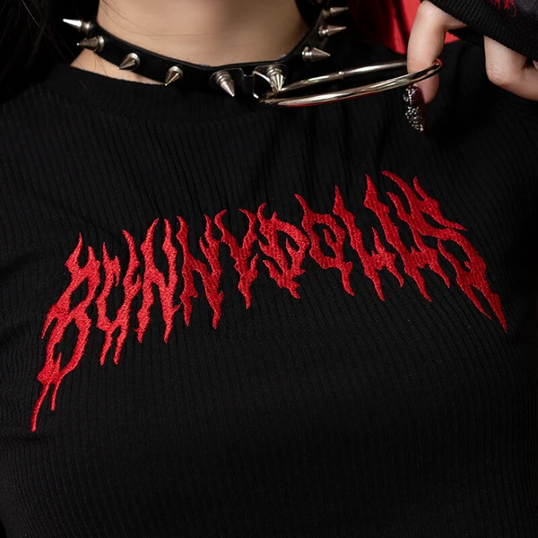 Gothic Anime Angel T-shirt - ACDC RAG