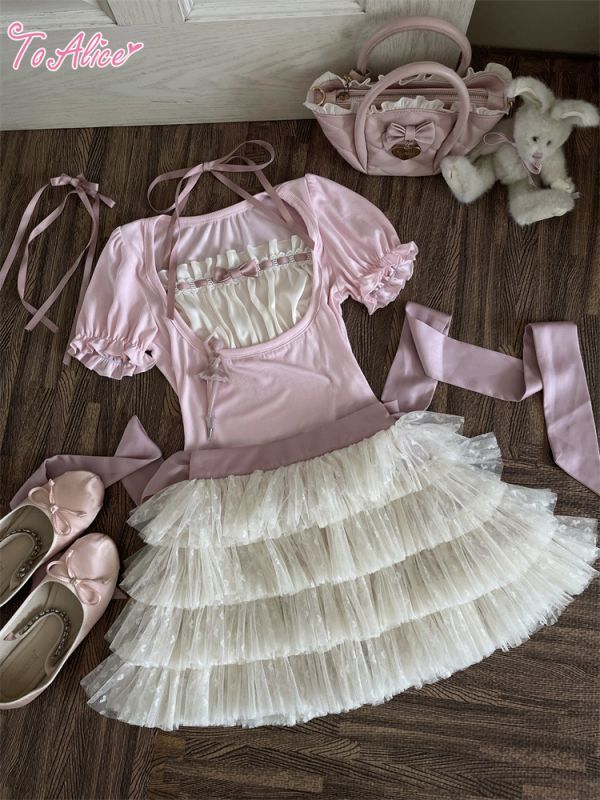 Falda Ribbon Cloud - To Alice