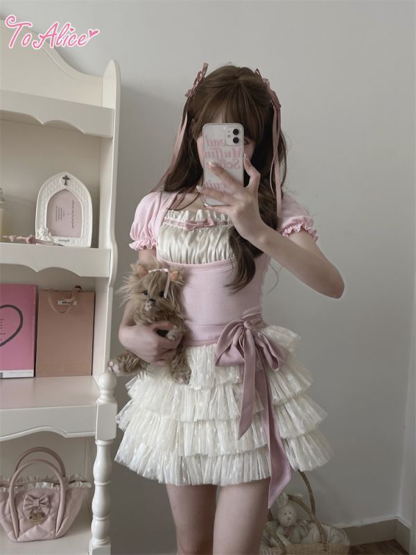 Falda Ribbon Cloud - To Alice