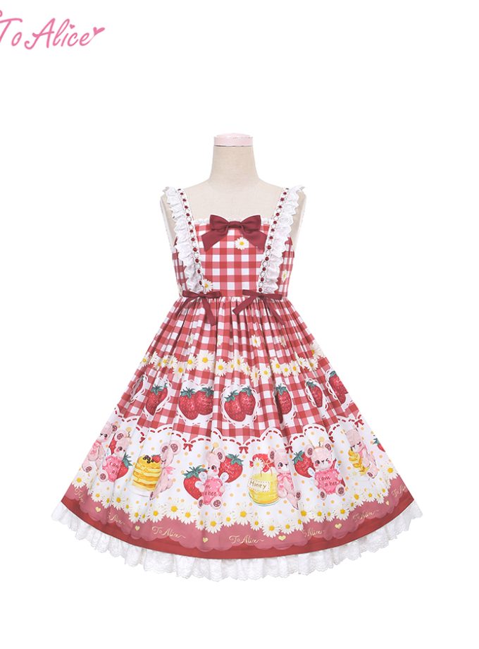 Vestido Ichigo Momomiya ♡ Strawberry Picnic JSK ♡ To Alice