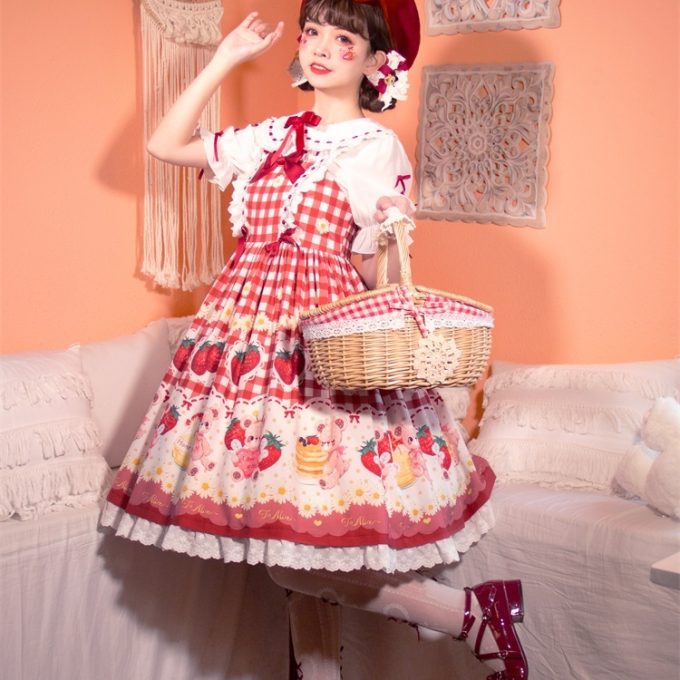 Vestido Ichigo Momomiya ♡ Strawberry Picnic JSK ♡ To Alice