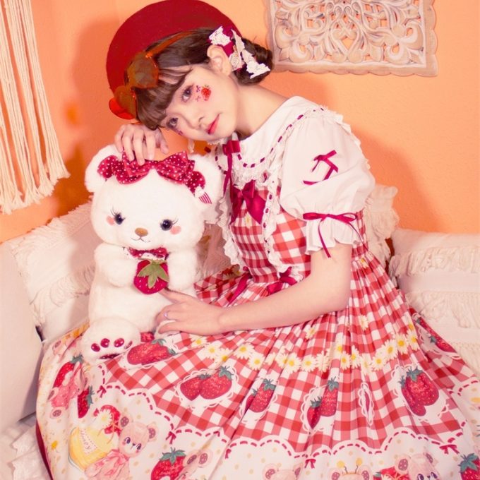 Vestido Ichigo Momomiya ♡ Strawberry Picnic JSK ♡ To Alice