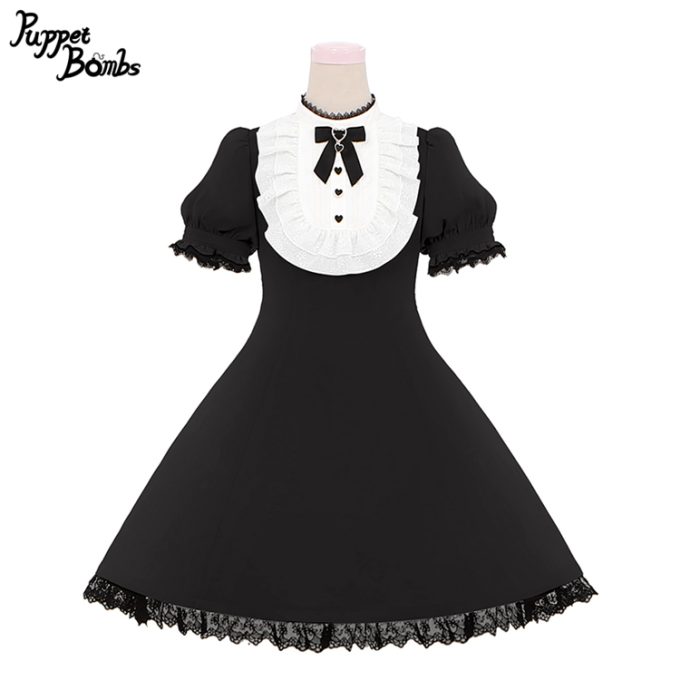 Alice Noir ♡ Vestido Jirai Kei