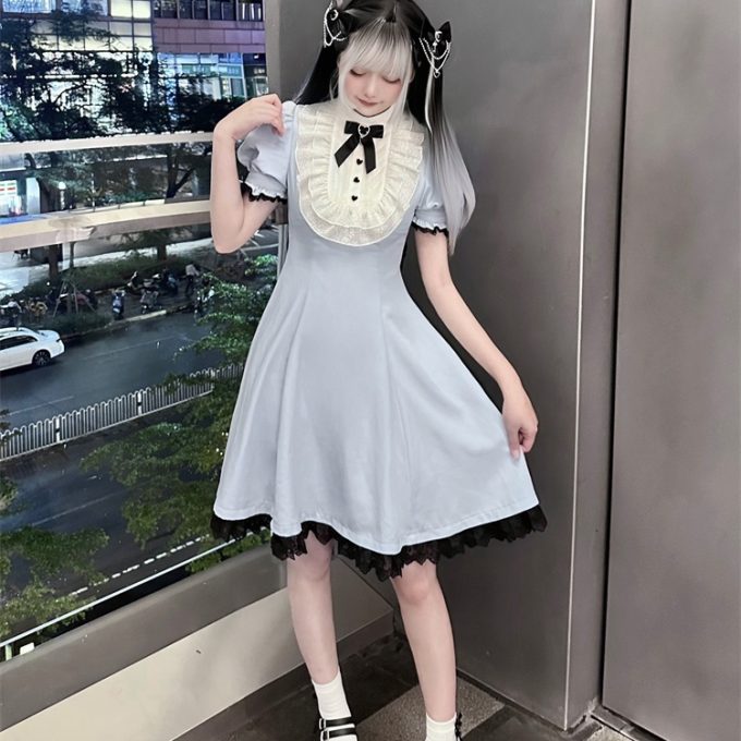 Alice Noir ♡ Vestido Jirai Kei
